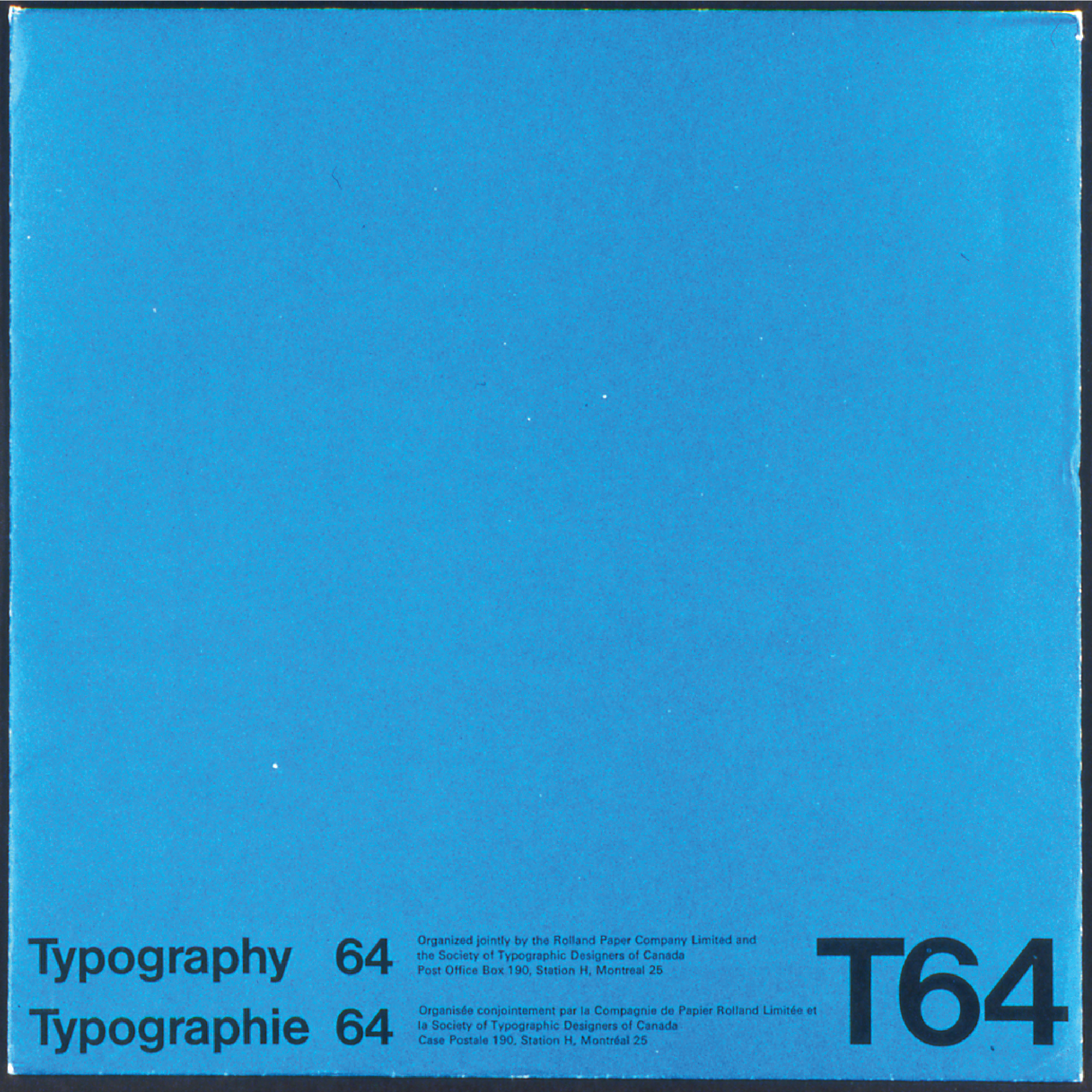Call for entries for Typography 64