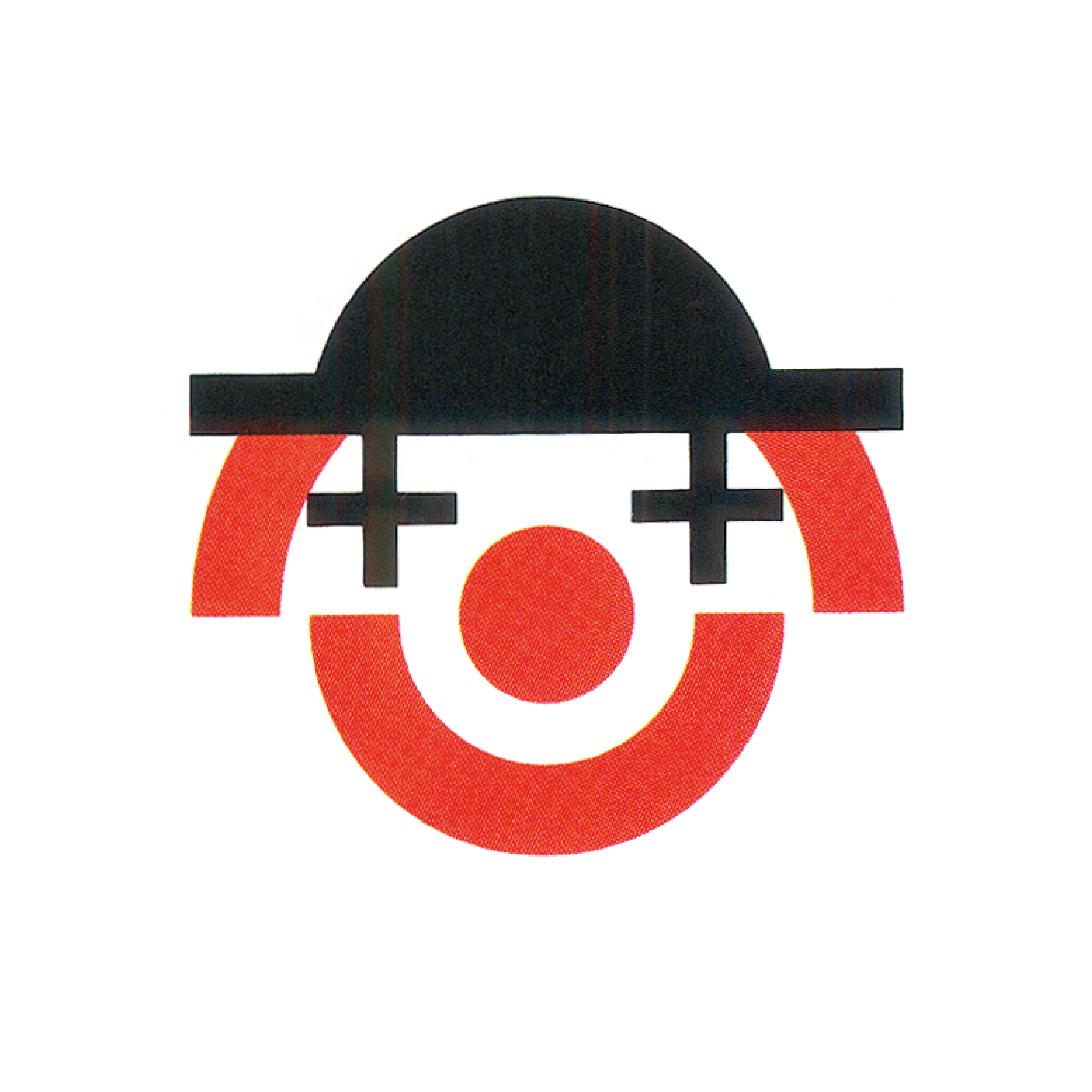 Conklin Shows logo of a geometric clown face